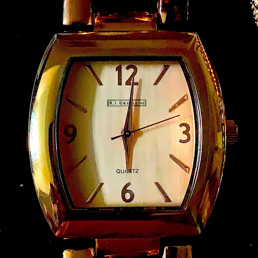 RJ Graziano Watch & 9 Bangle Bracelets, Set  7” - Picture 3 of 14